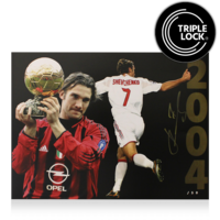 Icons Andriy Shevchenko gesigneerde AC Milan foto 2004