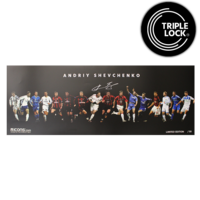 Icons Andriy Shevchenko gesigneerde Career Montage foto