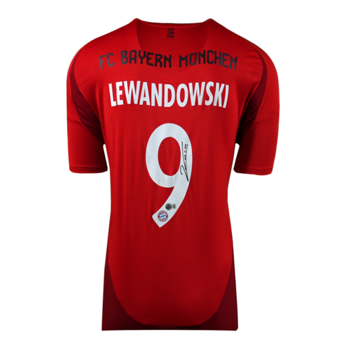 Icons Robert Lewandowski gesigneerd Bayern München shirt 2024-25