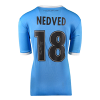 Icons Pavel Nedved gesigneerd Lazio Roma shirt 2025-26