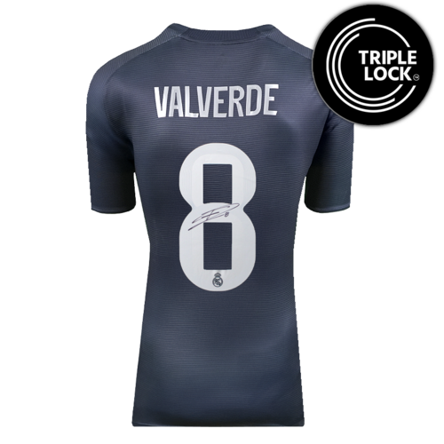 Icons Federico Valverde gesigneerd Real Madrid shirt 2025-26
