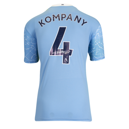 Vincent Kompany gesigneerd Manchester City shirt 2020-21