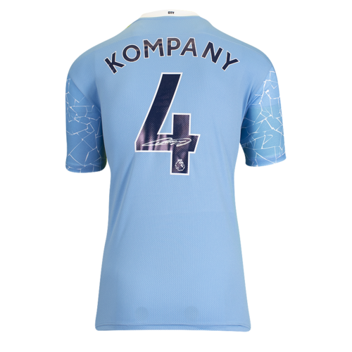 Icons Vincent Kompany gesigneerd Manchester City shirt 2020-21