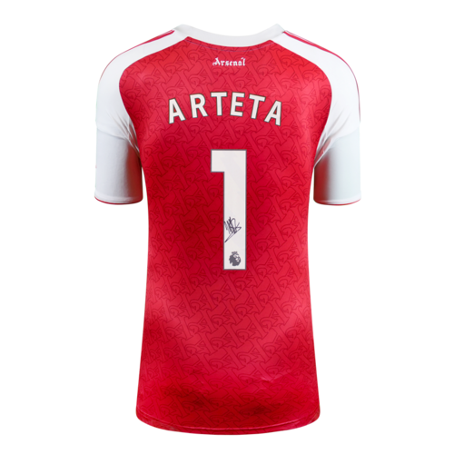 Icons Mikel Arteta gesigneerd Arsenal shirt 2025-26