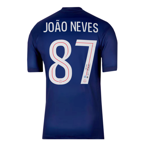 Icons Joao Neves gesigneerd Paris Saint-Germain shirt 2025-26