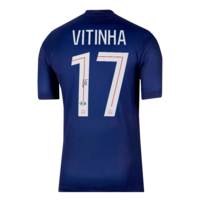 Icons Vitinha gesigneerd Paris Saint-Germain shirt 2025-26