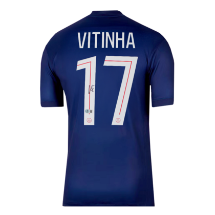 Vitinha gesigneerd Paris Saint-Germain shirt 2025-26
