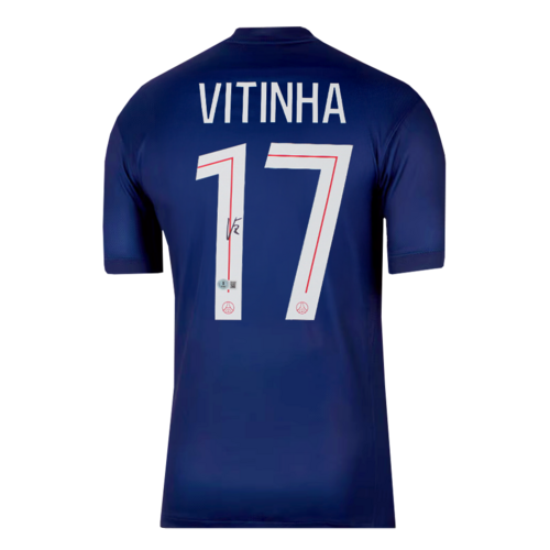 Icons Vitinha gesigneerd Paris Saint-Germain shirt 2025-26