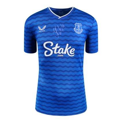 James Tarkowski gesigneerd Everton shirt 2025-26