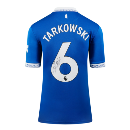 James Tarkowski gesigneerd Everton shirt 2023-24