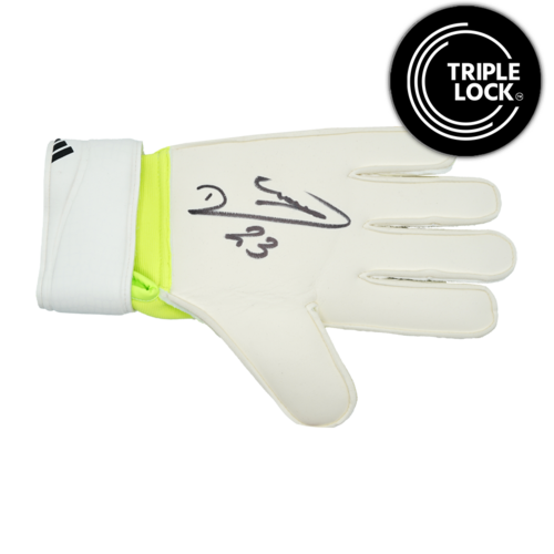 Icons Emiliano Martinez gesigneerde keepershandschoen