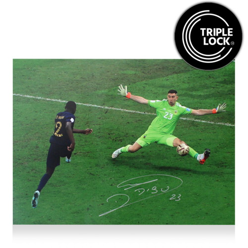 Icons Emiliano Martinez gesigneerde Argentinië foto 2022