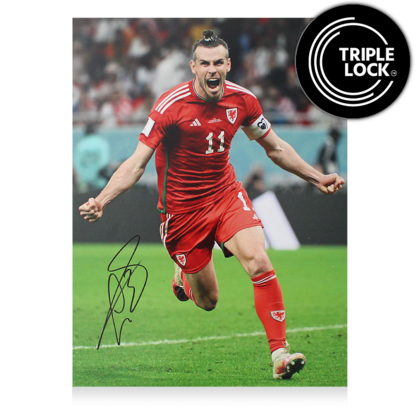 Gareth Bale gesigneerde Wales foto 2022