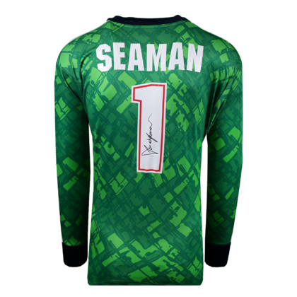David Seaman gesigneerd Arsenal shirt