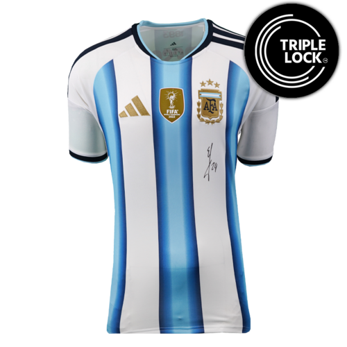 Icons Enzo Fernandez gesigneerd Argentinië shirt 2026