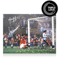 Icons Mario Kempes gesigneerde Argentinië foto 1978