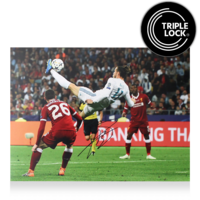 Icons Gareth Bale gesigneerde Real Madrid foto