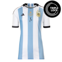 Icons Enzo Fernandez gesigneerd Argentinië shirt 2022-23