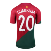Icons Ricardo Quaresma gesigneerd Portugal shirt