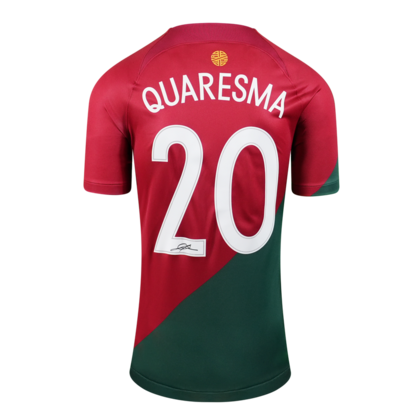 Ricardo Quaresma gesigneerd Portugal shirt