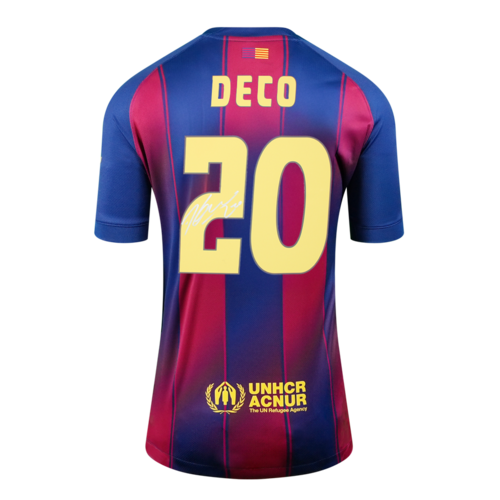 Icons Deco gesigneerd FC Barcelona shirt 2025-26