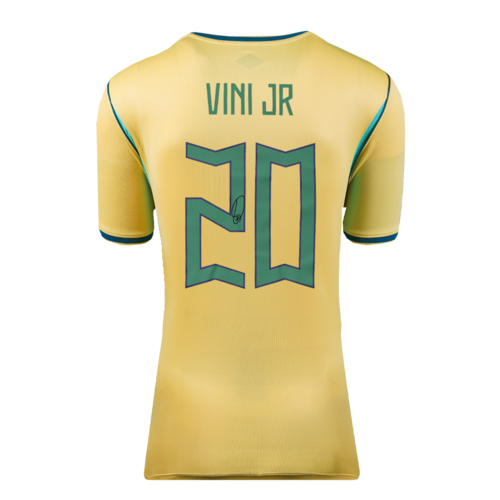 Icons Vinicius Jr gesigneerd Brazilië shirt 2026