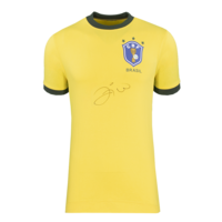 Icons Zico gesigneerd Brazilië shirt 1982