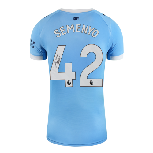 Icons Antoine Semenyo gesigneerd Manchester City shirt 2025-26