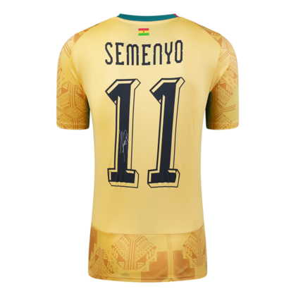 Antoine Semenyo gesigneerd Ghana shirt 2025-26