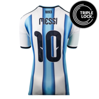 Icons Lionel Messi gesigneerd Argentinië shirt WK 2026