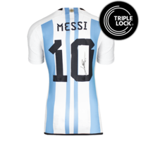 Lionel Messi gesigneerd Argentinië shirt WK 2022 Lionel Messi gesigneerd Argentinië shirt WK 2022
