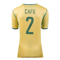 Icons Cafu gesigneerd Brazilië shirt 2026