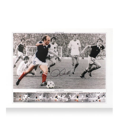 Icons Archie Gemmill gesigneerde Schotland foto 1978