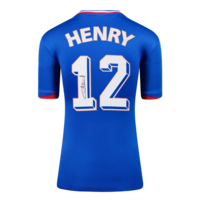 Icons Thierry Henry gesigneerd Frankrijk shirt 2024