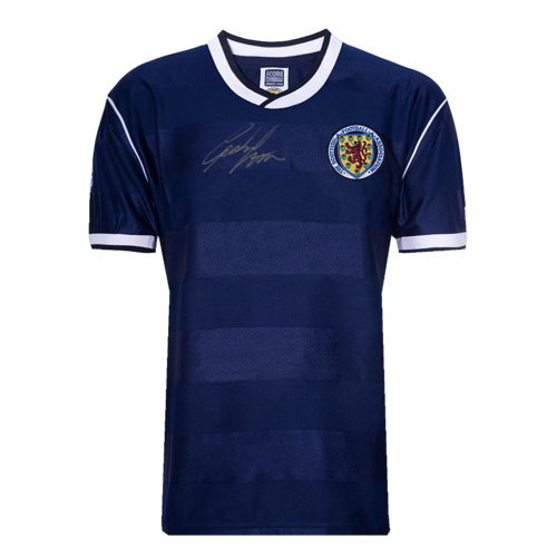 Icons Gordon Strachan gesigneerd Schotland shirt