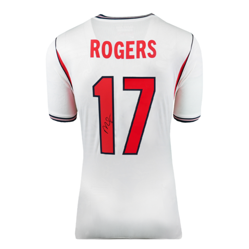 Icons Morgan Rogers gesigneerd Engeland shirt 2026