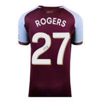 Icons Morgan Rogers gesigneerd Aston Villa shirt 2025-26