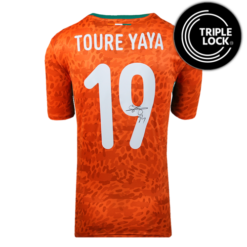 Icons Yaya Toure gesigneerd Ivoorkust shirt 2026