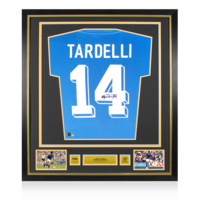 Icons Marco Tardelli gesigneerd Italië shirt 1982