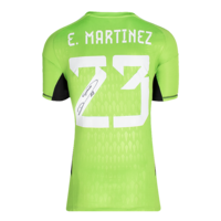 Icons Emiliano Martinez gesigneerd Argentinië shirt 2022