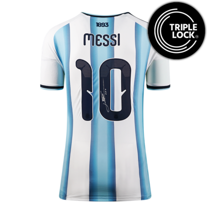 Lionel Messi gesigneerd Argentinië shirt WK 2026 - authentic
