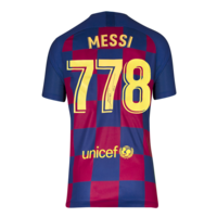 Icons Lionel Messi gesigneerd FC Barcelona shirt 2019-20