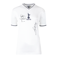 Icons Ossie Ardiles & Ricky Villa gesigneerd Tottenham Hotspur shirt 1981