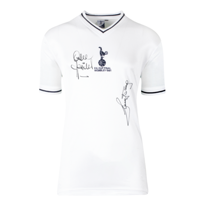 Ossie Ardiles & Ricky Villa gesigneerd Tottenham Hotspur shirt 1981