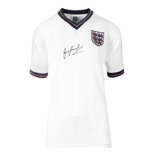 Icons Gary Lineker gesigneerd Engeland shirt 1986