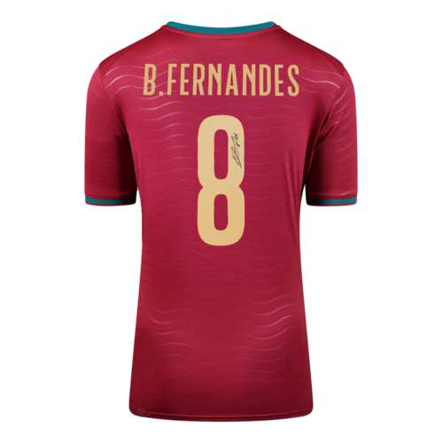 Icons Bruno Fernandes gesigneerd Portugal shirt 2026