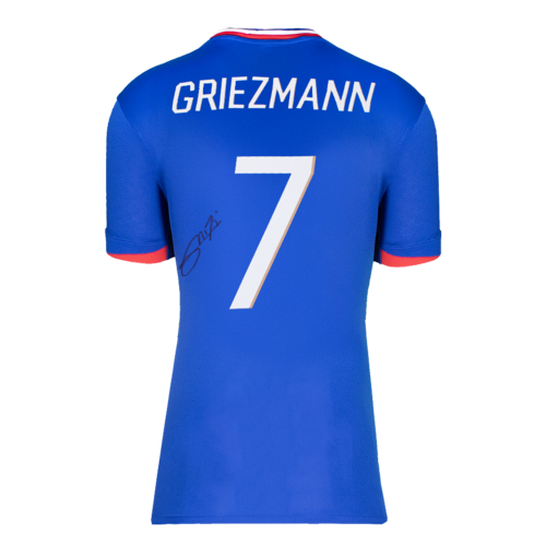 Icons Antoine Griezmann gesigneerd Frankrijk shirt 2024