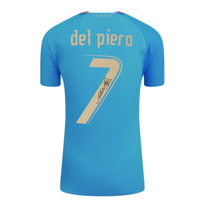 Alessandro Del Piero gesigneerd Italië shirt 2022-23
