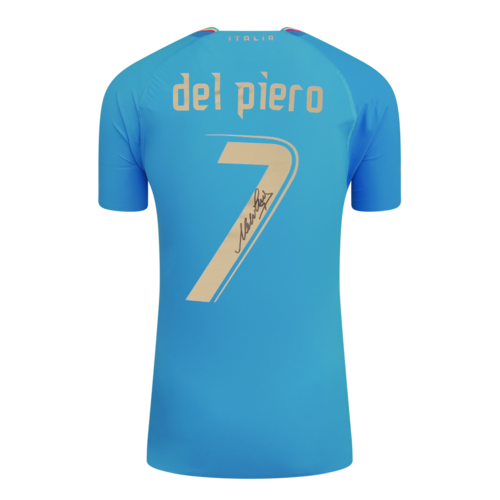 Icons Alessandro Del Piero gesigneerd Italië shirt 2022-23