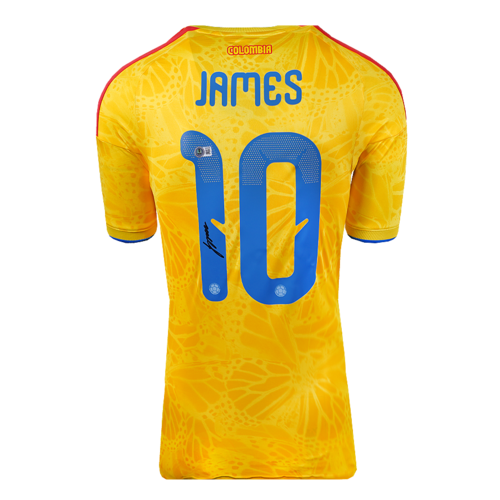 Icons James Rodriguez gesigneerd Colombia shirt 2026-27
